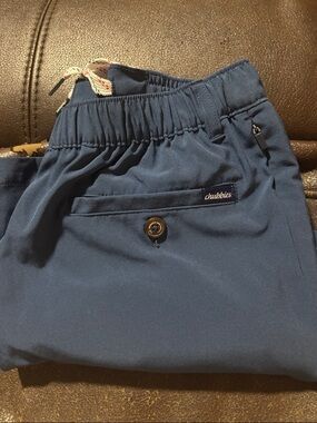 chubbies Kids Navy Blue Elastic-Waist Shorts